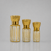 Empty Fancy Golden Attar Bottel 3,6,12ml- Modle No 710