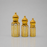 Empty Fancy Golden Attar Bottel 3,6,12ml- Modle No 720