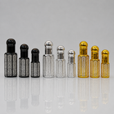 Empty Fancy Golden Attar Bottel 3,6,12ml- Modle No 725