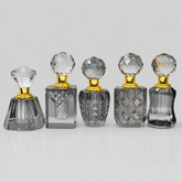 Empty Fancy Crystal Attar Bottel 12ml- Modle 906,B Black