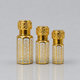 Empty Fancy Golden Attar Bottel 3,6,12ml- Modle No 735