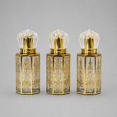 Empty Fancy Golden Perfume Bottel 50ml- Modle No 346