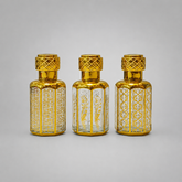 Empty Fancy Golden Attar Bottel 24ml- Modle No 795