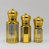 Empty Fancy Golden Attar Bottel 3,6,12ml- Modle No 750