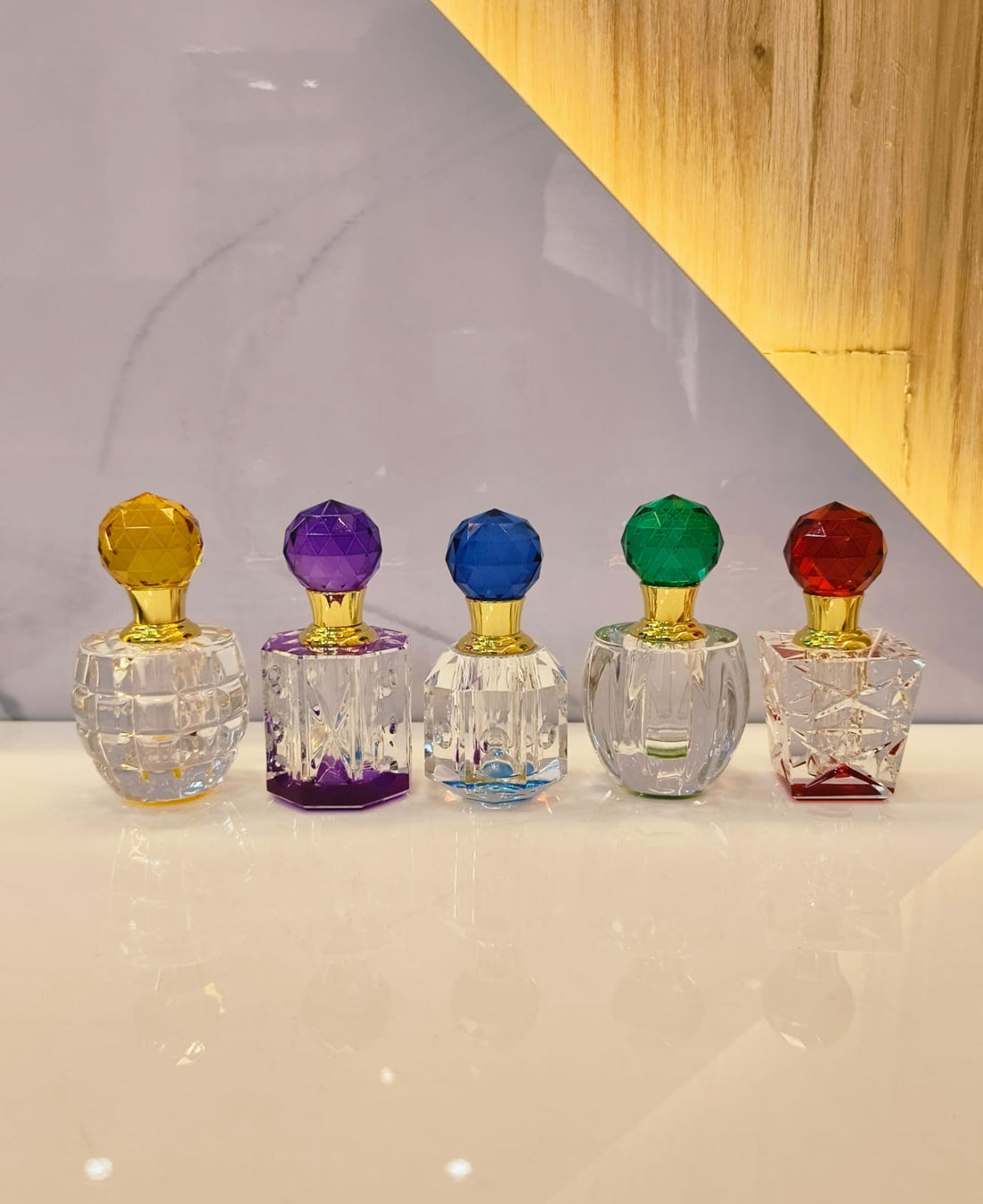 Empty Fancy Crystal Attar bottel 6ml - Modle No 904-A