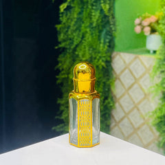 3,6,12ml Empty fancy Golden Attar bottle - Modle No 720.