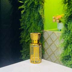 3,6,12ml Empty fancy Golden Attar bottle - Modle No 725