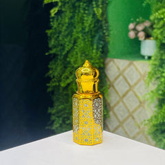 3,6,12ml Empty fancy Golden Attar bottle - Modle No 730.