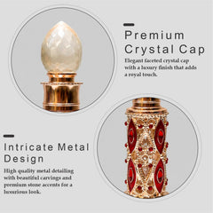 Empty Fancy Meta Attar Bottel 10ml- Modle No 309