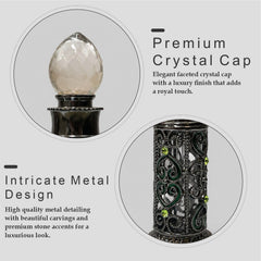 Empty Fancy Metal Attar Bottel 12ml- Modle No 307
