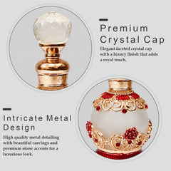 Empty Fancy Metal Attar Bottel 12ml- Modle No 125