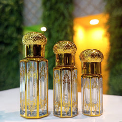 3,6,12ml Empty fancy Golden Attar bottle - Modle No 765