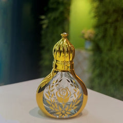 12ml fancy Golden Attar bottle - Modle No 785