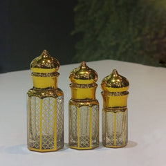 3,6,12ml Empty fancy Golden Attar bottle - Modle No 730
