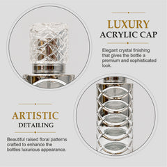 Empty Fancy Golden Perfume Bottel 50ml- Modle No 300