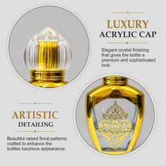 Empty Fancy Golden Perfume Bottel 50ml- Modle No 315