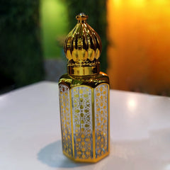 3,6,12ml Empty fancy Golden Attar bottle - Modle No 715