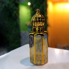 3,6,12ml Empty fancy Golden Attar bottle - Modle No 720