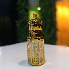 3,6,12ml Empty fancy Golden Attar bottle - Modle No 715