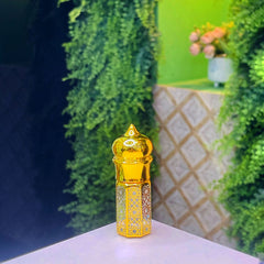 3,6,12ml Empty fancy Golden Attar bottle - Modle No 730.