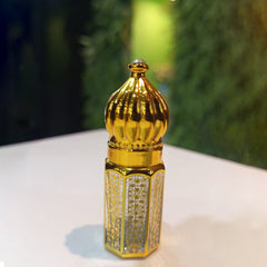 3,6,12ml Empty fancy Golden Attar bottle - Modle No 715