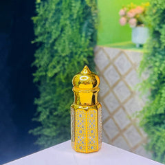 3,6,12ml Empty fancy Golden Attar bottle - Modle No 730.