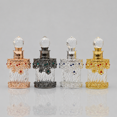Empty Fancy Metal Attar Bottel 12ml- Modle No 501