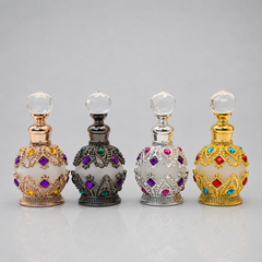 Empty Fancy Metal Attar Bottel 12ml- Modle No 888