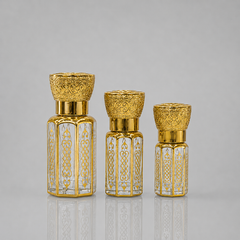 Empty Fancy Golden Attar Bottel 3,6,12ml- Modle No 710