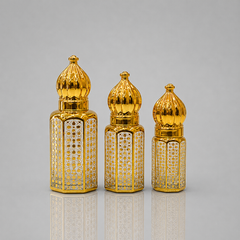 Empty Fancy Golden Attar Bottel 3,6,12ml- Modle No 715