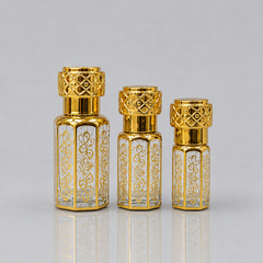 Empty Fancy Golden Attar Bottel 3,6,12ml- Modle No 735