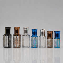 Empty Fancy Golden Attar Bottel 3,6,12ml- Modle No 745