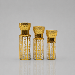 Empty Fancy Golden Attar Bottel 3,6,12ml- Modle No 760
