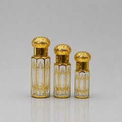 Empty Fancy Golden Attar Bottel 3,6,12ml- Modle No 765