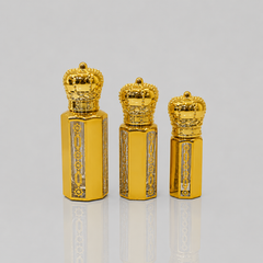 Empty Fancy Golden Attar Bottel 3,6,12ml- Modle No 780