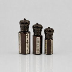 Empty Fancy Golden Attar Bottel 3,6,12ml- Modle No 780
