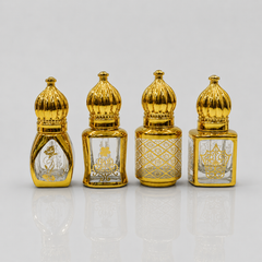 Empty Fancy Golden Attar Bottel 3ml- Modle No 792