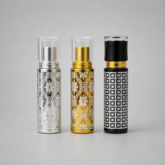 Empty Fancy Golden Perfume Bottel 30ml- Modle No 250