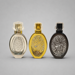 Empty Fancy Golden Perfume Bottel 30ml- Modle No 255