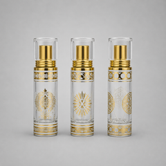 Empty Fancy Golden Perfume Bottel 30ml- Modle No 260