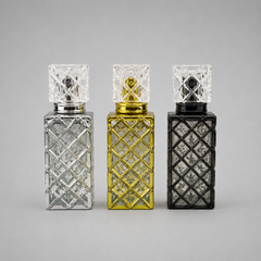 Empty Fancy Golden Perfume Bottel 50ml- Modle No 340