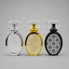 Empty Fancy Golden Perfume Bottel 50ml- Modle No 345