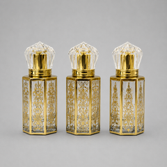 Empty Fancy Golden Perfume Bottel 50ml- Modle No 346