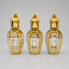 Empty Fancy Golden Perfume Bottel 50ml- Modle No 348