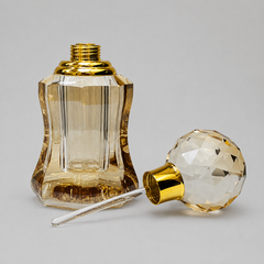 Empty Fancy Crystal Attar Bottel 12ml- Modle 906,B Golden