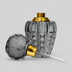 Empty Fancy Crystal Attar Bottel 12ml- Modle 906,B Black