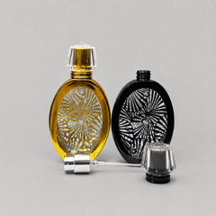 Empty Fancy Golden Perfume Bottel 30ml- Modle No 255