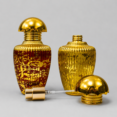 Empty Fancy Golden Perfume Bottel 50ml- Modle No 305
