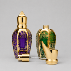 Empty Fancy Golden Perfume Bottel 50ml- Modle No 344