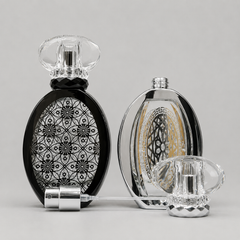 Empty Fancy Golden Perfume Bottel 50ml- Modle No 345